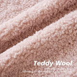 Foindtower Decorative Fuzzy Faux Fur Throw Pillow Covers 22x22 Dusty Rose