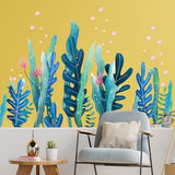 Amaonm 3D Under The Sea World Seaweed Grass Wall Decals, Removable Ocean Nature Scenery Baseboard Stickers DIY Art Decor for Wall Corner Nursery Bathroom Bedroom Living Room Kids Room Home Decor