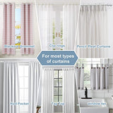 Decorative Curtain Rods for Windows 28 to 48 Inch - 1 Inch Heavy Duty Basic Curtain Rods,Adjustable Drapery Pole with Bracket for Sliding Glass Doors,Kitchen,Farmhouse Bathroom - White