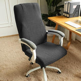 FORCHEER Large Office Chair Covers Stretchable XL Office Chair Cover, Big and Tall Computer Chair Covers (Large,Black)