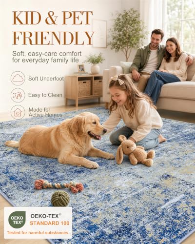 OLANLY 3x6 Washable Runner Rug, Soft Non Slip Carpet for Hallway Kitchen