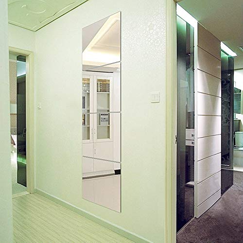 Large Rectangle Bedroom Mirror Floor Mirror Dressing Mirror Wall-Mounted Mirror Full Length Mirror Standing Hanging Floor Mirror