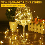 Timer Led Fairy Lights,1 Pack Mini Battery Powered Silver Wire Starry Tiny String Light,Battery Operated Micro Lights for Bedroom,Christmas,Parties,Wedding,Centerpiece,Decoration (5m/16ft Warm White)