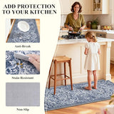 Kitchen Rugs Set 3 Piece, Non Slip Washable Kitchen Mats for Floor