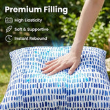 JMGBird Outside Pillows 18x18 Outdoor Throw Pillow Waterproof Outdoor Pillow