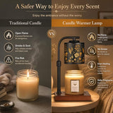 mocosa Candle Warmer Lamp with Adjustable Height Dimmable for New Home Decor Electric Candle Warmer for Jar Candles Birthday Gifts for Women Mom(Hummingbird)
