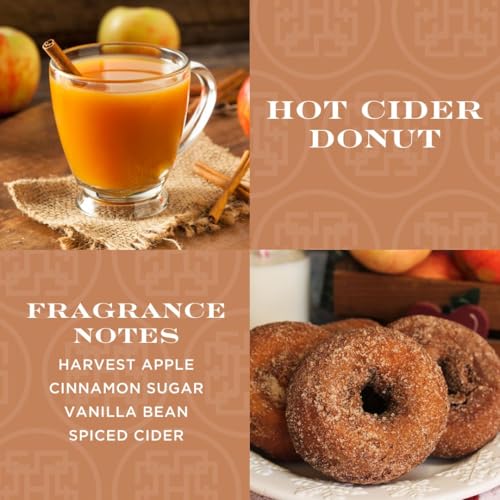 HomeWorx by SLATKIN + CO. Hot Cider Donut Reed Stick Diffuser + Candle Set