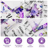 Christian/Religious/Inspirational/Spiritual Birthday Gifts for Women, Baptism Gifts for Girl, Religious Gifts for Mom Sister Friend, Purple Blanket, Christian Throw Blanket 50" x 60"