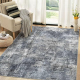 Washable 6x9 Area Rugs for Living Room: Abstract Modern Home Decor Rug