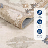 GarveeHome 6x9 Living Room Area Rug Mid Century Washable Bedroom Area Rugs
