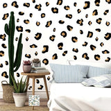 10 Sheets 290Pcs Leopard Wall Decals Removable Peel & Stick Wall Stickers Self-Adhesive Animal Print Vinyl Decor for Nursery,Car,Door,Home,Bedroom,DIY Easy Installation
