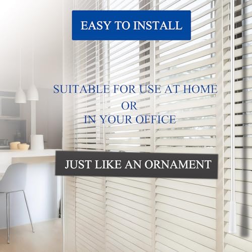JUYO VONSAN Curtain Pull Wand Blinds 5pcs 12 inch Wand Fiberglass Vertical Blinds Replacement Parts Blind Tilt Wand (5, 12 Inch in Length)
