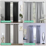 2-Pack Curtain Rod for Windows 16-28",Adjustable Window Curtain Rods with Premium Aluminum End Cap Finials and Full Surround Brackets,3/4"(0.075Feet) Diameter,Matte Black Drapery Rods for Curtains