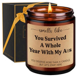 GSPY Scented Candle, 1st Anniversary Candle Gifts for Boyfriend, Girlfriend - 1 Year Paper Anniversary Happy Gifts for Couple, Him, Her - First, One Year Wedding Anniv. Presents for Husband, Wife