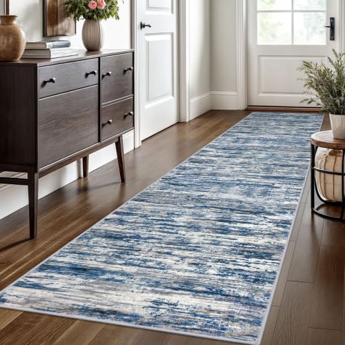 2.6x10 Washable Runner Rug, Non Slip Area Rug for Hallway Kitchen
