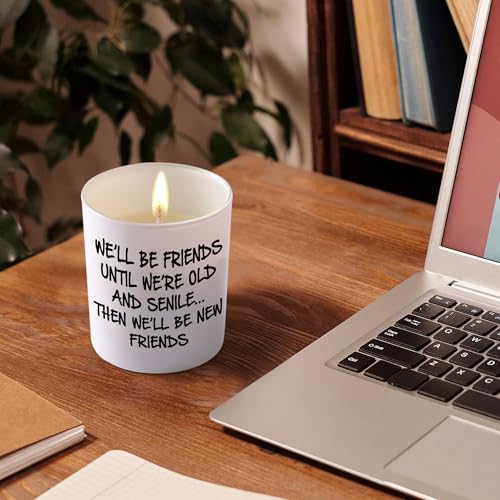 BFJLIFE Best Friend Birthday Gifts for Women Bestie Christmas Mothers Day Friendship Gifts for Women Friends Female Novelty Unique Lavender Scented Soy Candles