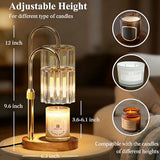 Lukasa Candle Warmer Lamp, with Timer Dimmer Adjustable Height, Home Decor, Room Decor, Wax Melt Warmer for Candles, Gifts for Mom, Gifts for Mother's Day, Birthday Gifts for Women