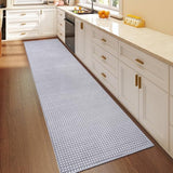 Hallway Runner Rug Extra Long Kitchen Runner Washable Gray 2x8 ft