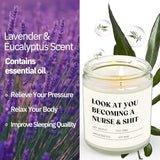 Craftique Nurse Gifts for Women Men- Funny Nurse Candle- Cool Appreciation/Graduation/Birthday/LPN RN Gifts for Nurses, Nursing Student Gift, Nursing School, Future/New Grad, Nurses Week/Day Gift