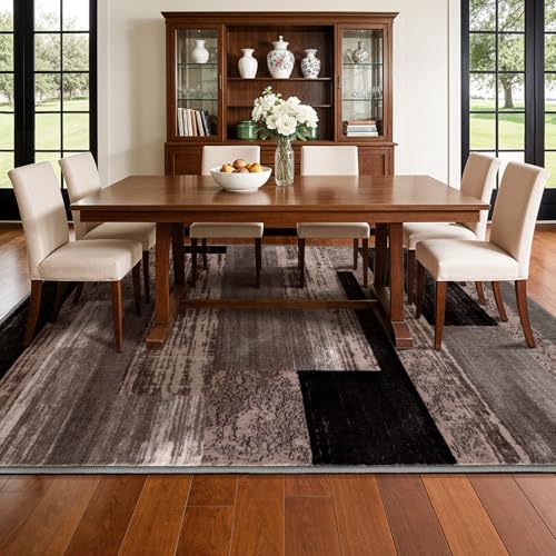 5x7 Washable Area Rugs for Living Room and Bedroom(5x7,Chocolate)