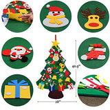 Fayoo DIY Felt Christmas Tree for Toddlers, Montessori Xmas Gift for Kids Wall Hanging Decorations Educational Art with 30pcs Ornaments