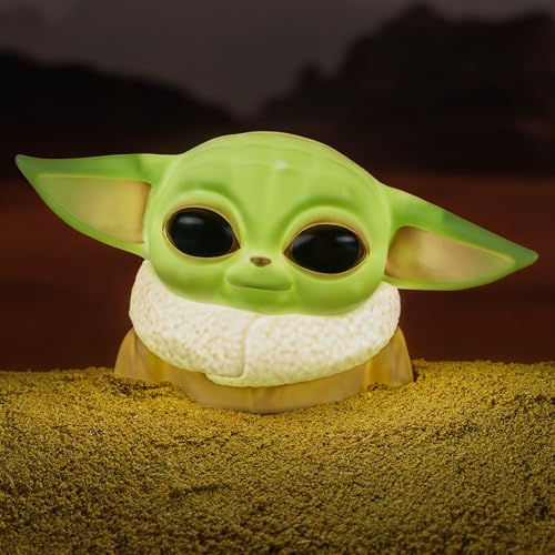 The Mandalorian Baby Yoda Grogu Desktop Light - Officially Licensed Star Wars Merchandise, Plastic