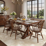 Soalmost Floral Washable Rugs 8x10 for Living Room, Neutral Soft Rug Beige