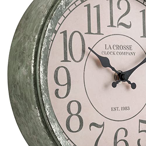 La Crosse Technology Wall Clock - 12.5-inch x 9-inch x 2.1-inch - 404-3828