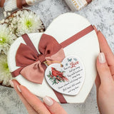 Cardinal Memorial Christmas Ornament Keepsakes - Sympathy, Bereavement Gifts for Loss of Loved One, Condolences Gift, in Loving Memory of Mother, Father, Son, Daughter, Brother, Husband