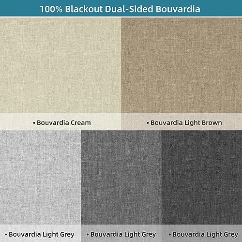 SmartWings 100% Blackout Smart Motorized Roller Shades, Multi-Color Samples | Customized Electric Automatic Roller Blinds with Remote for Indoor Windows