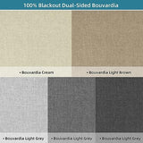 SmartWings 100% Blackout Smart Motorized Roller Shades, Multi-Color Samples | Customized Electric Automatic Roller Blinds with Remote for Indoor Windows