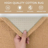 KOZYFLY Washable Entryway Rug, 3x5 Ft, Warm Tan