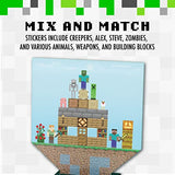 Minecraft Build a Level Light, Customizable Lamp with Over 140 Stickers, Minecraft Toys for Boys 6-12