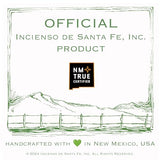 Incienso de Santa Fe - Casa de Adobe Natural Wood Incense Burner, Includes 20 Piñon Incense Bricks - Made in The USA