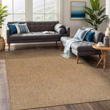 Beverly Rug Easy Jute Checkered Squared Rug 8x10 Washable Durable Indoor Outdoor Area Rugs for Living Dining Room Patio Office Stain Resistant Non Shedding Casual Indoor Outside Carpet 8 x 10 Natural