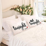 Mancheng-zi Bridal Shower Gifts, 12x20 Pillow Cover, Bachelorette Gifts for Bride, Wedding Gifts, Bridal Shower Gifts for Bride to be, Funny Throw Pillows for Bedroom (Beige)