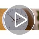 Mosewa Wall Clock 8 Inch Black Battery Operated Silent Non Ticking Simple Minimalist Rose Gold Numbers Decorative for Bedroom Living Room Kitchen Home Bathroom Office