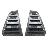 A Pair Rear Window Louver Shutter Compatible with VW Golf 7 MK7 7.5 2013-2019 Side Air Vents Shutter Cover Trim Exterior Accessories(Carbon Fiber)