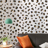 10 Sheets 290Pcs Leopard Wall Decals Removable Peel & Stick Wall Stickers Self-Adhesive Animal Print Vinyl Decor for Nursery,Car,Door,Home,Bedroom,DIY Easy Installation