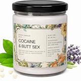 Funny Candle Gifts for Women, Men- Birthday Gift for Best Friends, Her, Him, Girlfriend, Sister, Plant Lover- Unique Christmas & Valentines Day Present - Lavender Candles (But Sex)