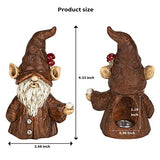 Gnome Incense Holder for Sticks, Incense Cone Burner Ornaments, Gnome Decor for Desk, Unique Gnome Gifts for Women Men