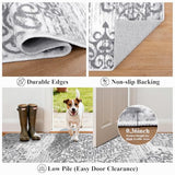 HEBE Hallway Runner Rug 2'8''x12', Washable Non Slip Kitchen Rug Runner