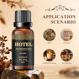 Hotel Diffuser Oil Set - Inspired by My Way, Baccarat, Westin White Tea, Santal, 24k Magic, Ritz-Carlton Hotel Scent Essential Oil Set Large Capacity, 20ml - (Pack of 6)
