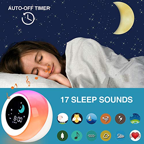 Sun & Moon Rise Kids Alarm Clock + Time to Wake Kids Alarm Clock Sleep Trainer Kit