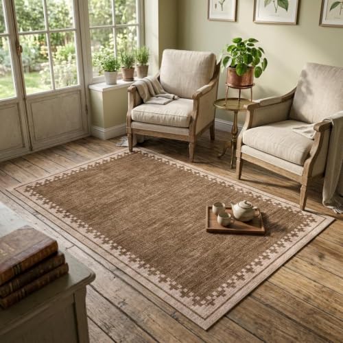 GarveeHome 3x5 Rug for Living Room Washable Cross Bordered Throw Carpet