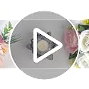 Lotus Black Crystal Tea Candle Holder Crystal Wishing Tealight Candlestick Stand Exquisite Desktop Decoration Holiday Celebration Wedding Restaurant Party Atmosphere Decoration (4 Pcs, Dark Grey)