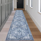 2.6x18 Washable Runner Rug, Non Slip Area Rug for Hallway Kitchen