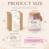 Bestie Bible Verses Jar – Birthday Gifts for Friends, Graduation Gifts for Bestie, Color Coded Bible Verses, Faith Based Friendship Gift for Women
