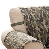 Innovative Textile Solutions Camo Plush Furniture Cover, Olive Green, Loveseat