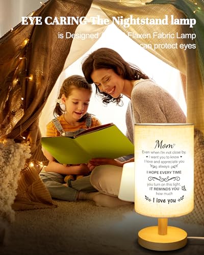 Mothers Day Gifts for Mom, Unique Mom Birthday Gifts from Daughter Son, Mom Gifts for Mother's Day from Daughter Son, Beautiful Mother Lamp Gifts for Bedroom Home Decoration